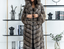 Шуба женская из баргузинского соболя