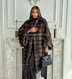 Шуба из баргузинского соболя