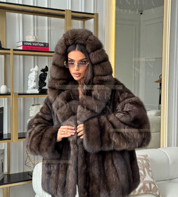 Шуба из баргузинского соболя