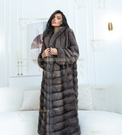 Шуба из баргузинского соболя