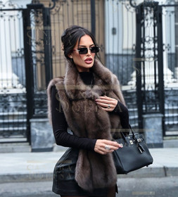 Манишка из соболя