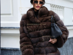 Шуба из баргузинского соболя