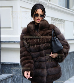 Шуба из баргузинского соболя