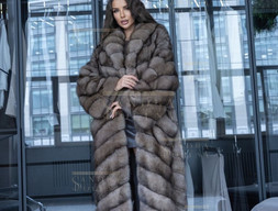 Шуба из баргузинского соболя