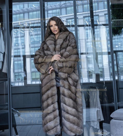 Шуба из баргузинского соболя