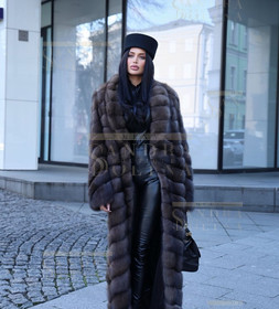 Шуба из баргузинского соболя