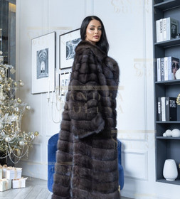 Шуба из баргузинского соболя