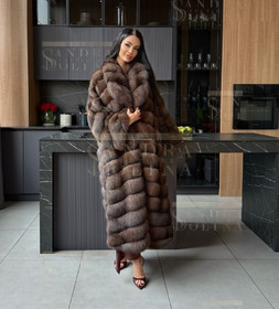 Шуба из баргузинского соболя