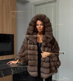 Шуба из баргузинского соболя