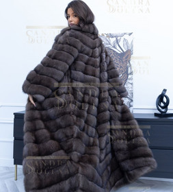 Шуба из баргузинского соболя